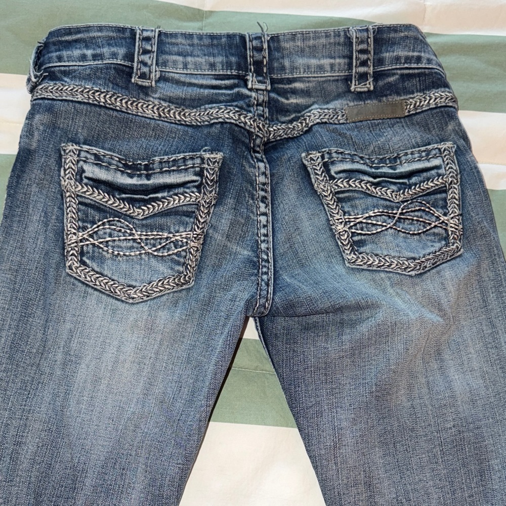 Cowgirl Tuff wild thang silver jeans